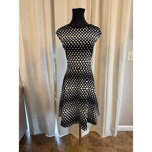 ALYX DRESS BLACK AND WHITE POLKADOT DRESS SIZE 16